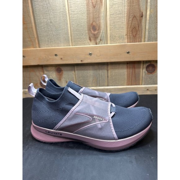 Brooks Levitate LE Limited Edition Womens Running Shoes Size 9.5 Blue Mauve - Picture 1 of 8